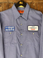 Load image into Gallery viewer, ABC Vintage 1 of 1 Custom Vintage Red Kap Work Shirt Blue ABC Vintage 