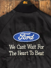 Load image into Gallery viewer, ABC Vintage 1 of 1 Custom Vintage West Ark Ford Satin Bomber Jacket Black ABC Vintage 