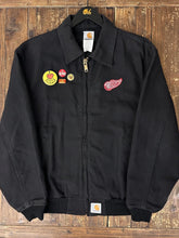 Load image into Gallery viewer, ABC Vintage 1 of 1 Custom Wings Carhartt Zip Up Work Jacket Black ABC Vintage 