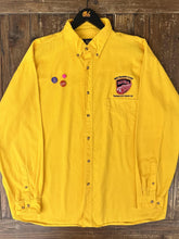 Load image into Gallery viewer, ABC Vintage 1 of 1 Vintage 2002 Training Camp BD Shirt Yellow ABC Vintage 