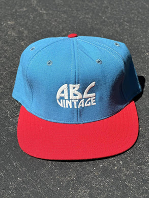 ABC Vintage 90s New Era Snapback (Blue/Red) ABC Vintage 