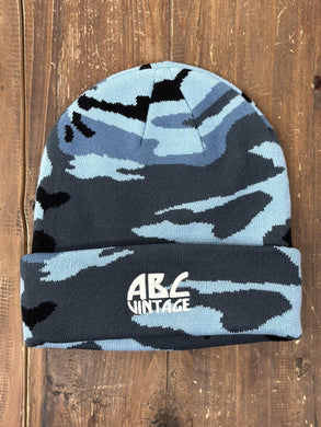 ABC Vintage Classic Logo Beanie (Blue Camo) ABC Vintage 