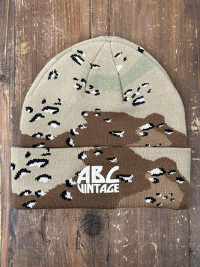 ABC Vintage Classic Logo Beanie (Desert Camo) ABC Vintage 