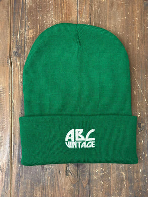 ABC Vintage Classic Logo Beanie (Green) ABC Vintage 