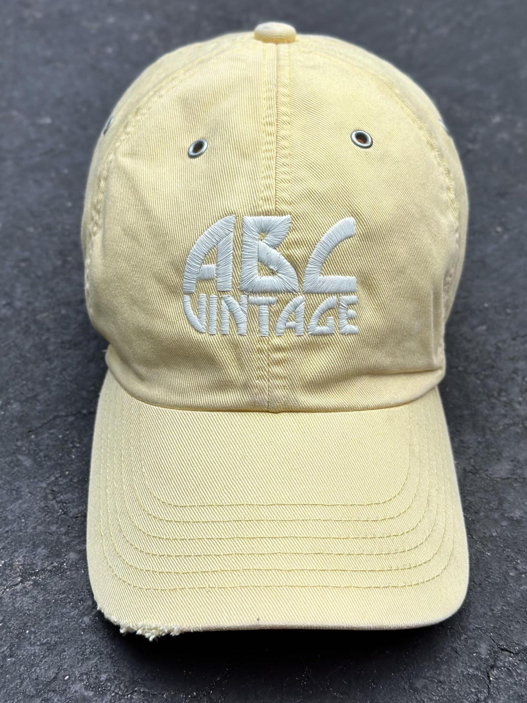 ABC Vintage Logo Hat (Pale Yellow) ABC Vintage 