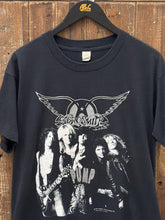Load image into Gallery viewer, Aerosmith Vintage 1989 Pump Tour Tee Paper Thin Black ABC Vintage 