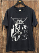 Load image into Gallery viewer, Aerosmith Vintage 1989 Pump Tour Tee Paper Thin Black ABC Vintage 