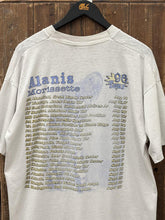 Load image into Gallery viewer, Alanis Morissette Vintage 1996 Tour Tee Faded White ABC Vintage 