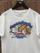 Load image into Gallery viewer, America's Favorites Chevrolet Vintage 80s Tee Faded White ABC Vintage 