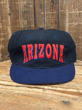 Load image into Gallery viewer, Arizona Vintage 90s Top of the World Fitted Cap Black Navy ABC Vintage 