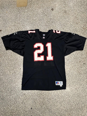 Atlanta Falcons Deion Sanders #21 Vintage 90s Russell Football Jersey ABC Vintage 