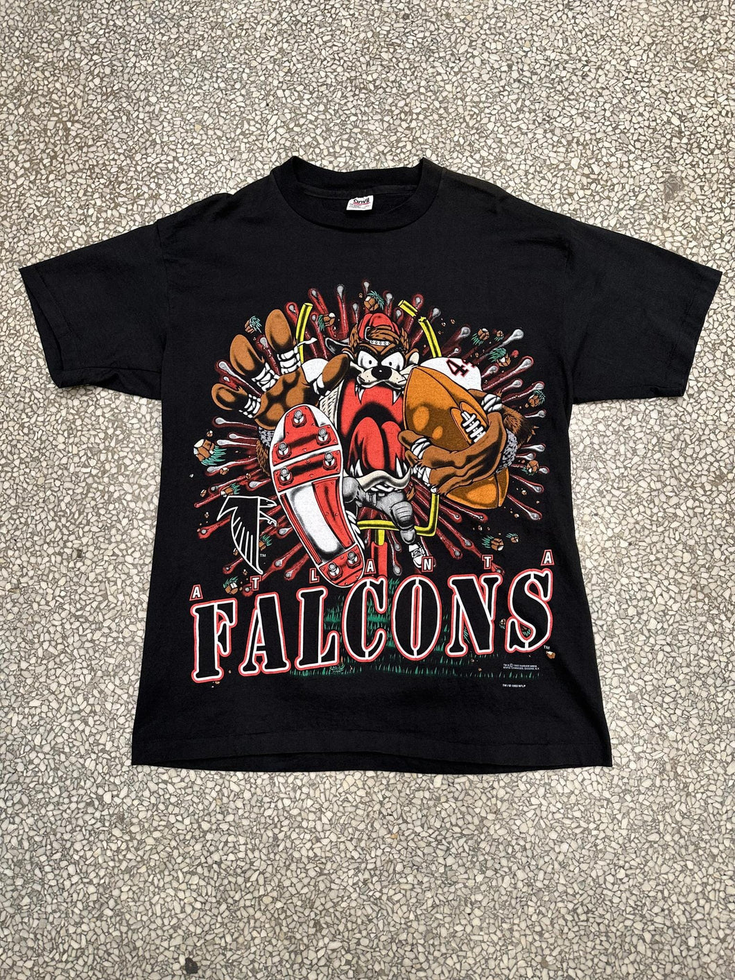 Atlanta Falcons Vintage 1993 Taz Black ABC Vintage 