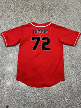 Load image into Gallery viewer, Bad Boy Biggie Smalls The Notorious B.I.G. Vintage Baseball Jersey Red ABC Vintage 