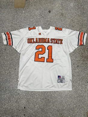 Barry Sanders Oklahoma State Cowboys Vintage 90s Russell Football Jersey ABC Vintage 