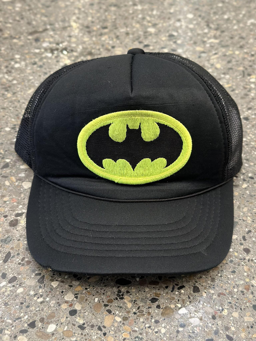 Batman Vintage 90s Trucker Hat Black ABC Vintage 