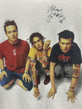 Load image into Gallery viewer, Blink-182 Vintage 90s Autographed Tee White ABC Vintage 