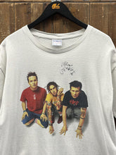 Load image into Gallery viewer, Blink-182 Vintage 90s Autographed Tee White ABC Vintage 