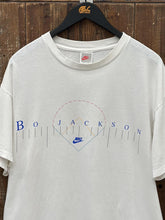 Load image into Gallery viewer, Bo Jackson Vintage 90s Nike Tee White ABC Vintage 