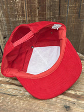 Load image into Gallery viewer, Bob Evans Vintage 90s Corduroy Snapback Red ABC Vintage 