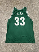 Load image into Gallery viewer, Boston Celtics Larry Bird Vintage 90s Champions Basketball Jersey Green ABC Vintage 