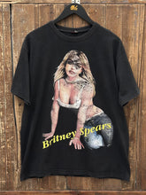 Load image into Gallery viewer, Britney Spears Vintage 90s Tee Faded Black Yellow ABC Vintage 