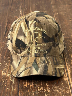 Budweiser Ducks Unlimited Vintage 90s Tree Camo Snapback ABC Vintage 