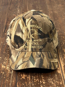 Budweiser Ducks Unlimited Vintage 90s Tree Camo Snapback ABC Vintage 