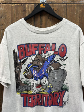 Buffalo Bills Vintage 1993 Territory Faded Grey ABC Vintage 