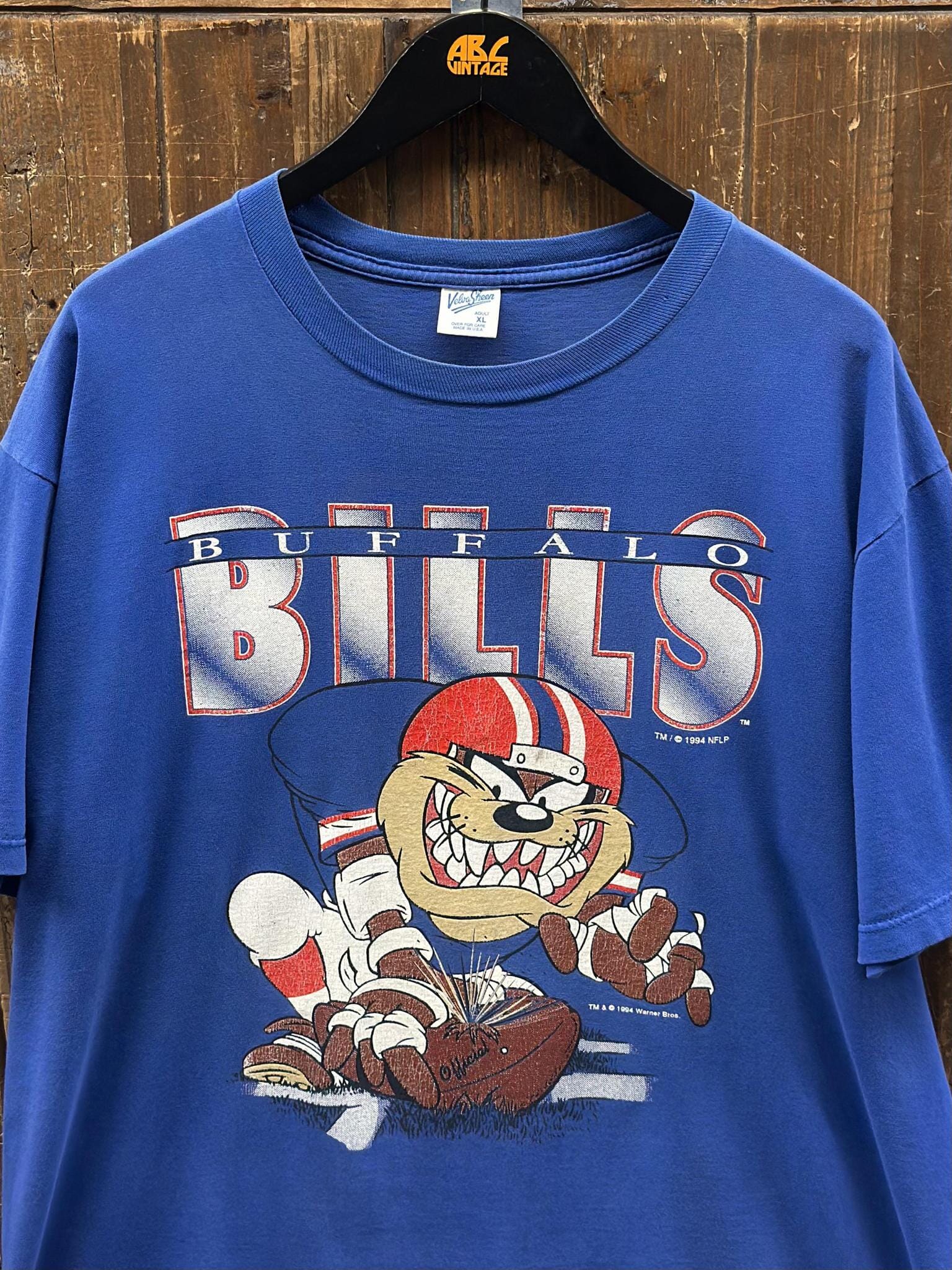 Buffalo Bills Vintage 1994 Taz Faded Blue – ABC Vintage