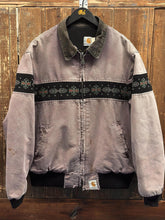 Load image into Gallery viewer, Carhartt Vintage 90s Aztec Damson Purple JQ0457 Jacket ABC Vintage 