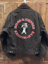 Load image into Gallery viewer, Carhartt Vintage 90s Hogs &amp; Heifers Saloon NYC Blanket Lined J01 Detroit Jacket Black ABC Vintage 
