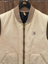 Load image into Gallery viewer, Carhartt Vintage 90s Vest Faded Beige ABC Vintage 