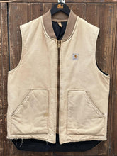 Load image into Gallery viewer, Carhartt Vintage 90s Vest Faded Beige ABC Vintage 