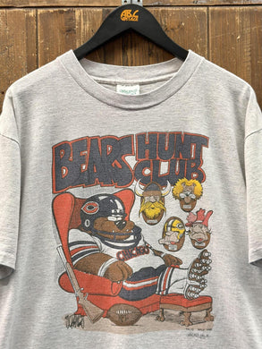 Chicago Bears Vintage 1991 Hunt Club Tee Grey ABC Vintage 