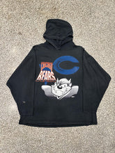 Load image into Gallery viewer, Chicago Bears Vintage 1993 Taz Hooded L/S Tee Faded Black ABC Vintage 