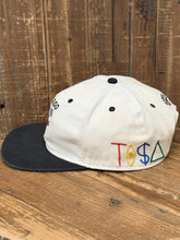 Load image into Gallery viewer, Chicago Bulls Vintage 90s TI$A Custom Snapback Aged White Black ABC Vintage 