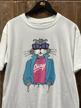 Load image into Gallery viewer, Chicago Cat Vintage 1987 Paper Thin White ABC Vintage 