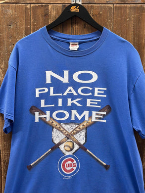 Chicago Cubs Vintage 1999 No Place Like Home Tee Faded Blue ABC Vintage 