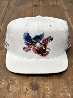 Chicago Cubs VS White Sox Vintage 1997 Eagles Snapback White ABC Vintage 