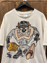 Load image into Gallery viewer, Chicago White Sox Vintage 1994 Taz Tee Faded White ABC Vintage 