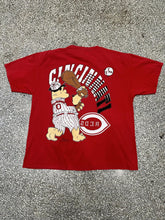 Load image into Gallery viewer, Cincinnati Reds Vintage 1994 Flintstones Red ABC Vintage 