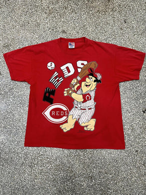 Cincinnati Reds Vintage 1994 Flintstones Red ABC Vintage 