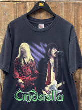 Load image into Gallery viewer, Cinderella Vintage 2000 Band Tee Black ABC Vintage 