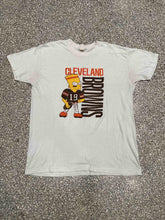 Load image into Gallery viewer, Cleveland Browns Vintage 80s Bart Simpson Paper Thin White ABC Vintage 