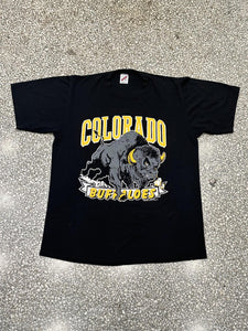 Colorado Buffaloes Vintage 1989 Paper Thin Black ABC Vintage 