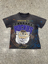 Load image into Gallery viewer, Colorado Rockies Vintage 1994 Taz Tee All Over Print Faded ABC Vintage 