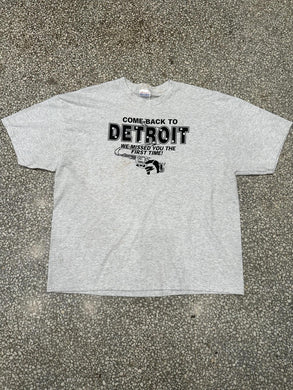 Come Back To Detroit We Missed You The First Time Vintage 90s Grey ABC Vintage 