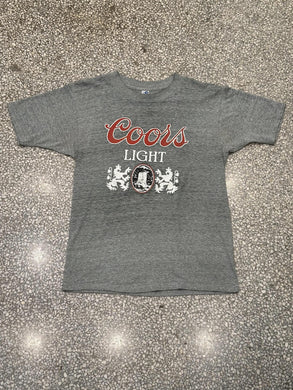 Coors Light Vintage 80s Tee Paper Thin Grey ABC Vintage 