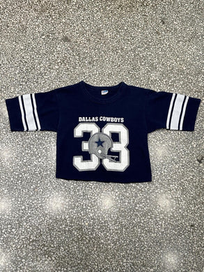 Dallas Cowboys Tony Dorsett Vintage 70-80s Champion Cropped Half Sleeve Shirt Navy ABC Vintage 