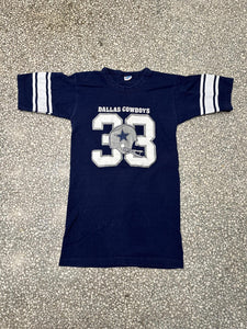 Dallas Cowboys Tony Dorsett Vintage 70s-80s Champion Half Sleeve Shirt Navy ABC Vintage 